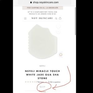 NEFELI MIRACLE TOUCH WHITE JADE GUA SHA STONE